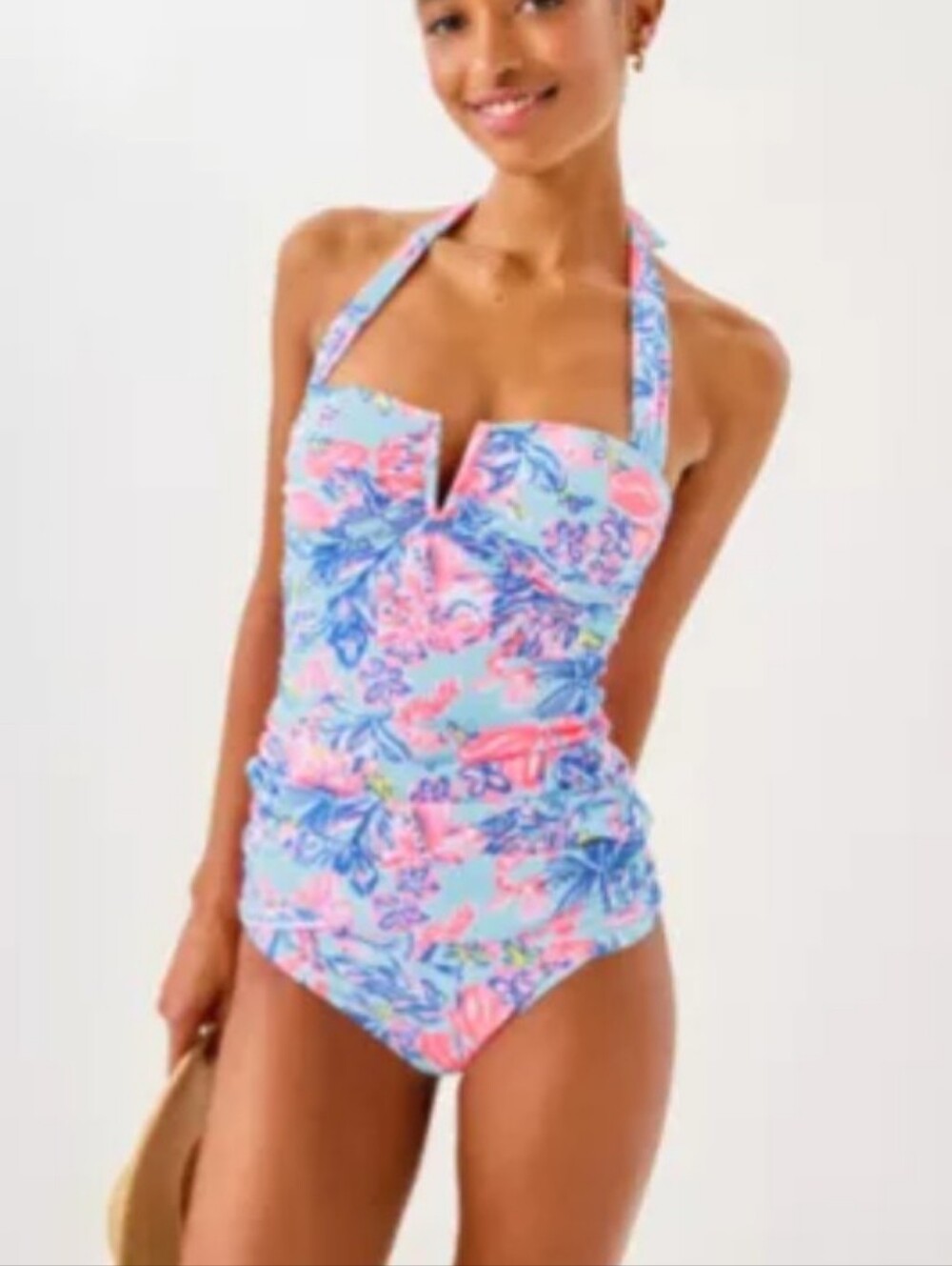 NWT Lilly Pulutzer Lagoon Sarong Hipster Bikini Bottom